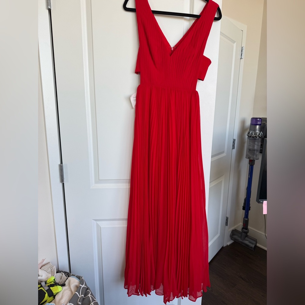 Fame and Partners Red Gown